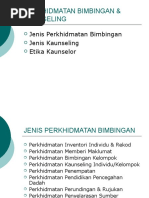 PERKHIDMATAN BIMBINGAN & KAUNSELING