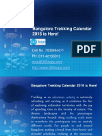 Bangalore Trekking Calendar 2016 Is Here!