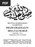 Download Ihya Ulumuddin - Chapter 1 Vol 1 by Nazar Jo SN29495987 doc pdf