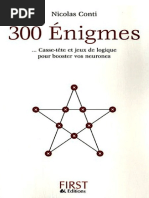Download 300 Enigmes Casse-tte et jeux de logique pour booster vos neurones - First3pdf by tabel SN294962011 doc pdf