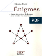 300 Enigmes, Casse-Tête Et Jeux de Logique Pour Booster Vos Neurones - First3 PDF