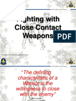 Close Contact Weapons Class