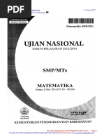 Download Soal Dan Pembahasan Un Matematika Smp 2014 Paket 2 by gracioco teenager choir SN294965957 doc pdf