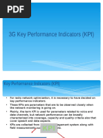 3G Key Performance Indicators (KPI)