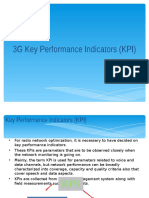 3G Key Performance Indicators (KPI)