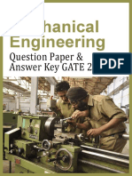GATE 2013 Question Paper - Mechanical Engineering & Answer Key