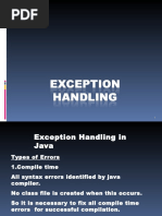 Chapter8 Exception Handling