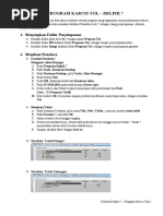 Download Tutorial Program Karcis Tol by Ariyaco Mandala Putra SN294970850 doc pdf