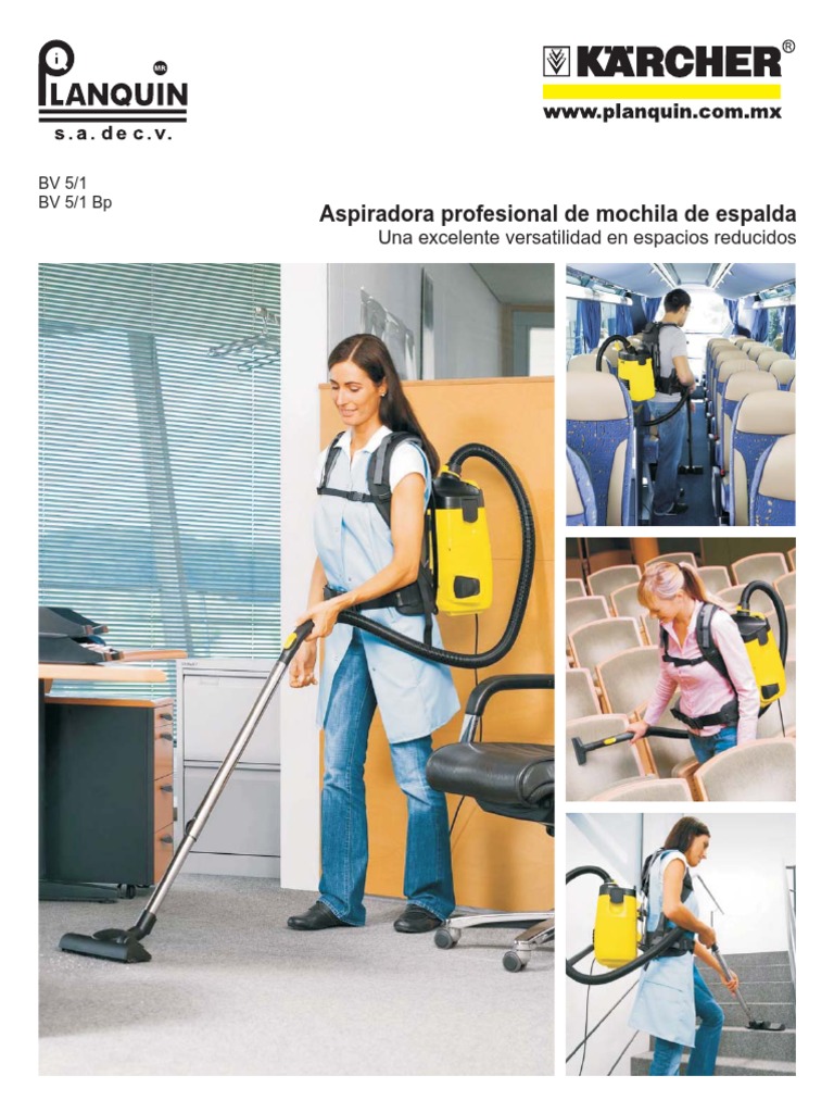 Aspiradora de Mochila Karcher BV5/1 Bp Polvo (Batería)