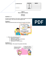 English Exam Form 4 Paper 2