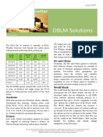 DBLM Solutions Carbon Newsletter 30 July 2015