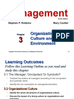 Management: Organizational Culture and Environment