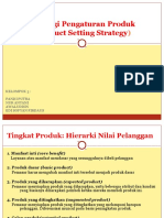 PP Strategi Pengaturan Produk (Product Setting Strategy)