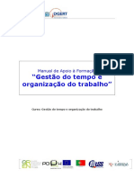 Gestão Tempo Organização Trabalho