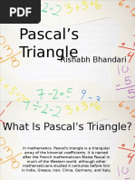 Uncovering Patterns in Pascal's Triangle | PDF | Fractal | Discrete ...