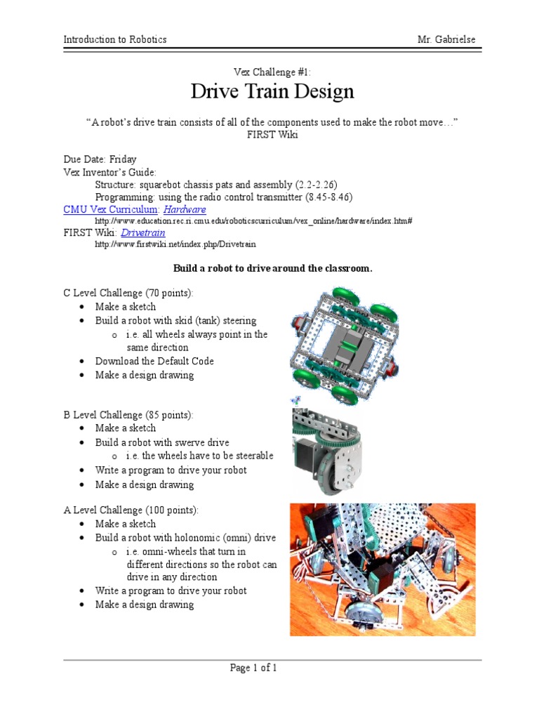 Drive Train Design: Hardware Drivetrain | PDF