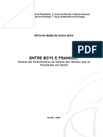 142p - NETO, Epitacio - Entre Boys e Frangos - Análise Das Performances de Gênero Dos Homens Que Se Prostituem Em Recife