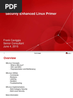 SEcurity Enhanced Linux Overview