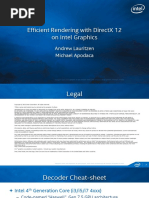 Efficient Rendering With DirectX 12 On Intel Graphics PDF