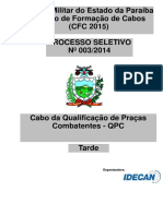 Cabo Da Qualificação de Praças Combatentes (QPC)