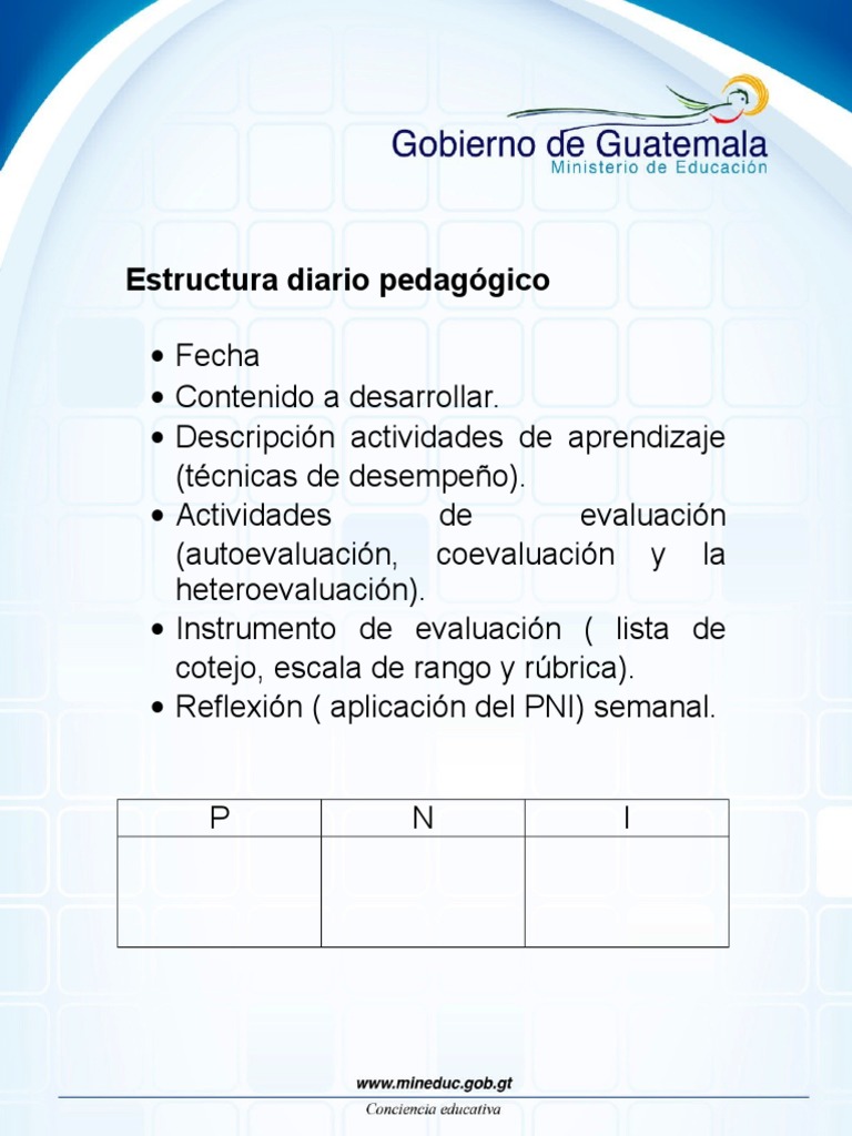 Estructura de un Diario Pedagógico | PDF | Crecimiento personal y ...