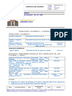 Curriculo de Antonio Leonardo Delgado Arenas