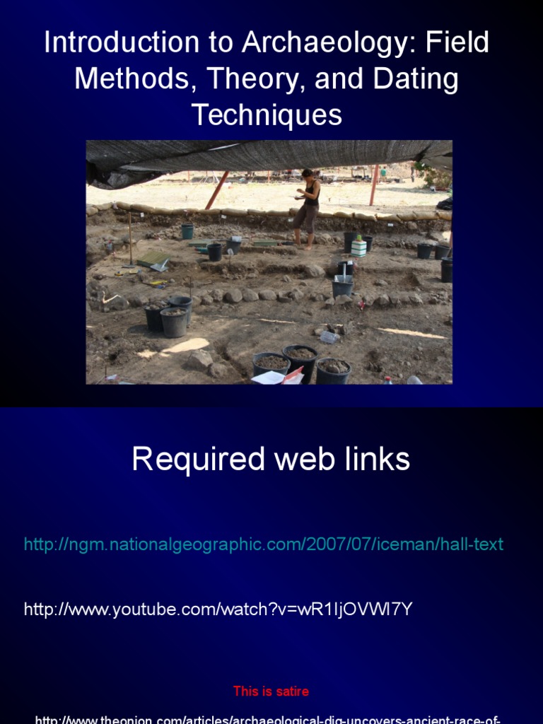 Archaeological Dating Techniques Explained | PDF | Archaeology ...