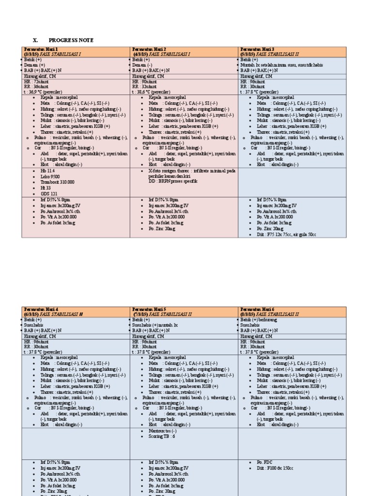 Progress Note | PDF