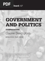 AP Comparative Government and Politics Course Description