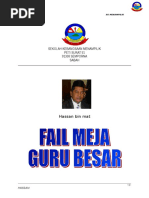 Fail Meja Guru Besar - Hassan