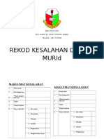 Buku Rekod Disiplin