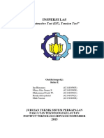 Makalah Teknik Pengelasan Tensile Test