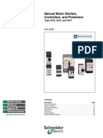 Manual Motor Starters, Controllers, and Protectors: Type GV2, GV3, and GV7