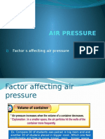 Air Pressure Factors