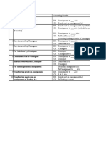 Transaction Accounting Entries