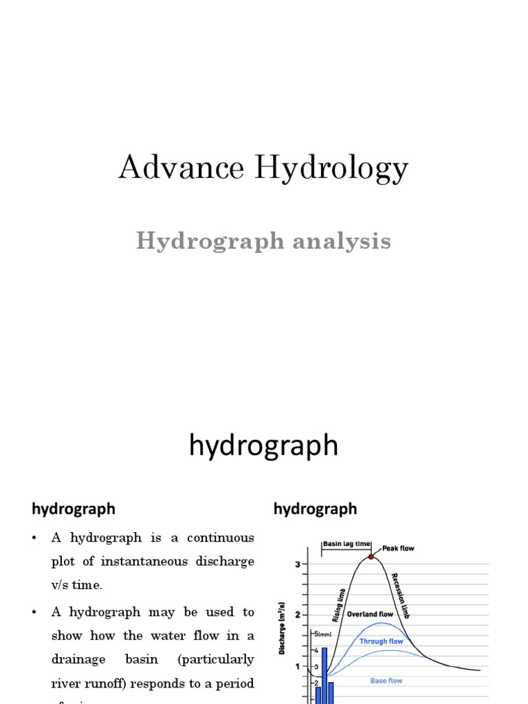 Hydrograph - Analysis - 2 Hydro PDF | PDF | Flood | Drainage Basin