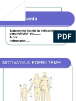 Model - PPT Sustinere Licenta Genunchi