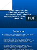 4 Membincangkan Dan Menganalisis Warisan Kesultanan Melayu Melaka Terhadap