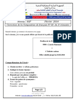 Corrige Examen N°02 Français 2014 4AP T2
