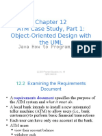 ATM Object-Oriented Design UML