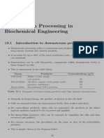 Downstream Processing in Biochemical Engineering