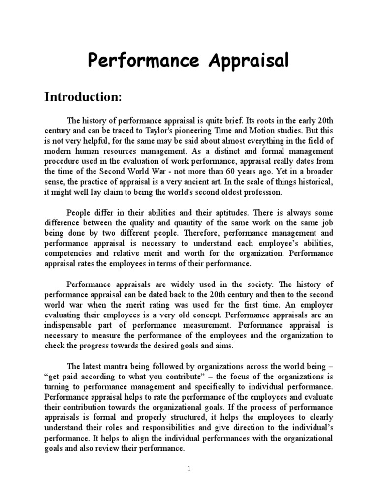 Performance Appraisal HRM | PDF | Career & Growth | Self-Improvement