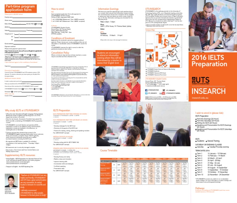 UTS:INSEARCH Enrollment and Course Details | PDF | International ...