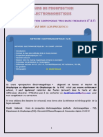 Méthode de Prospection Géophysique Par VLF (Very Low Frequency)