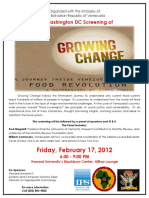 Growing Change Flyer, 2012