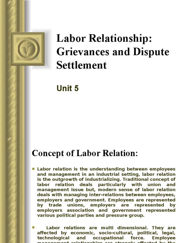 HRM Unit 5 | PDF | Trade Union | Strike Action