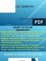 Pulse Oximetry: Non-Invasive Measurement of Oxygen Levels