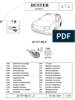 7 Pin Towbar Fitting Guide Dacia Duster