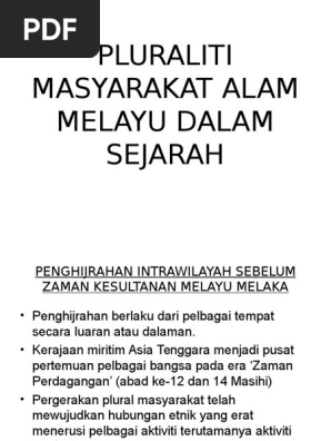 Bab2 Masyarakatmalaysiadalamsejarah 091117022810 Phpapp02 Pdf
