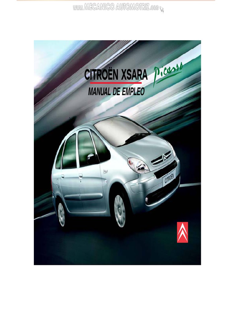 Manual Automovil Citroen Xsara Conduccion Interior Mantenimiento Consejos  Caracteristicas Tecnicas